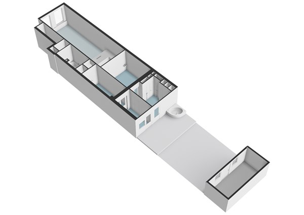 Floorplan - Bellamyplein 38H, 1053 AT Amsterdam